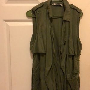 Green Trafaluc Zara | Vest
